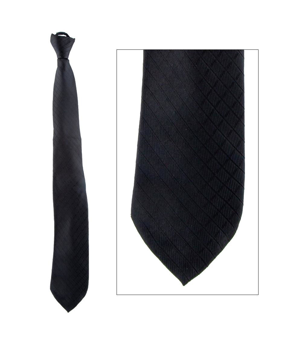 Pre-Tied Tie, Black