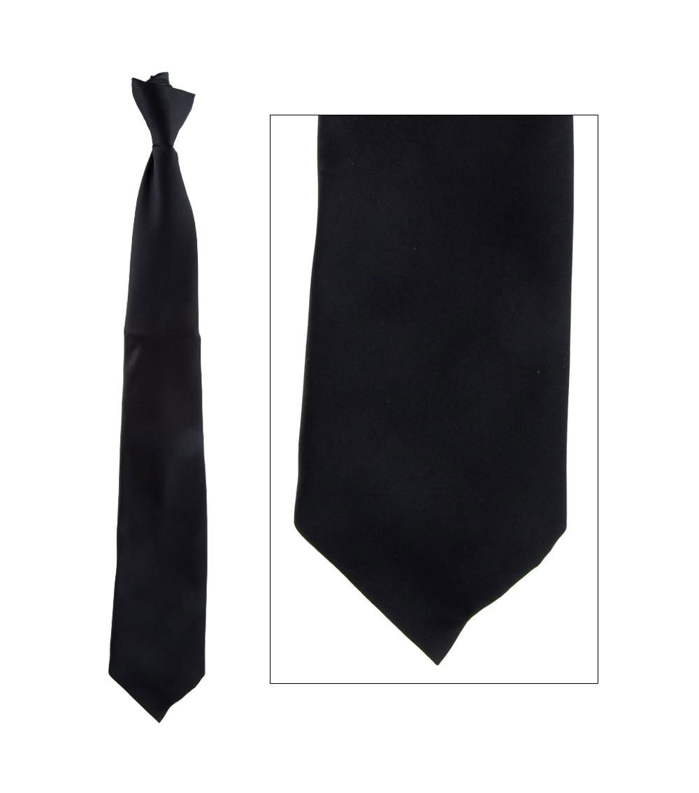 Pre-Tied Tie, Black