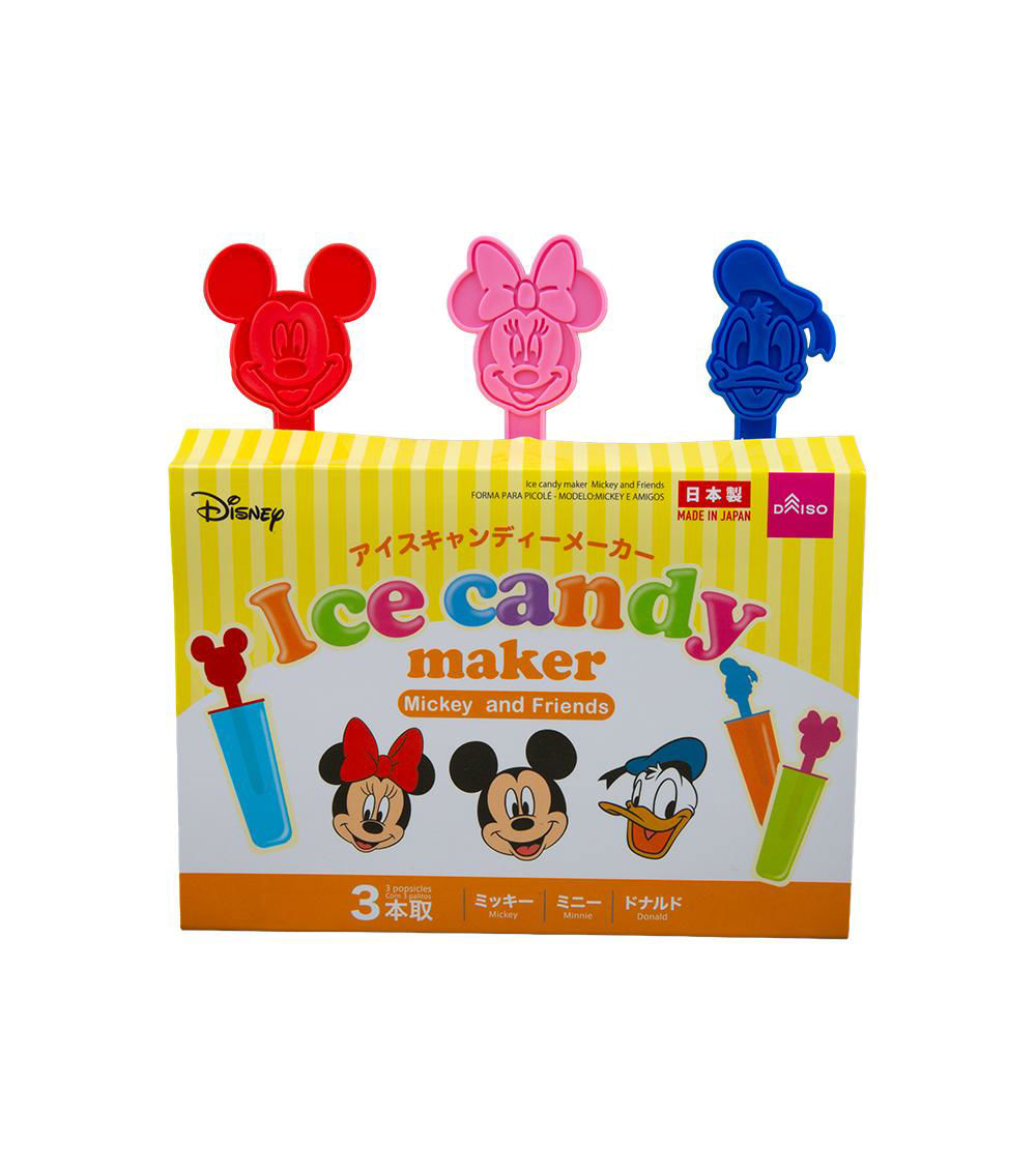 Mickey & Friends Ice Candy Maker, Multicolor (1 set)