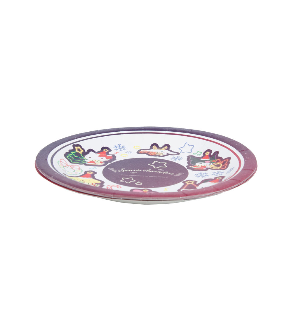 Sanrio Christmas Characters Paper Plate