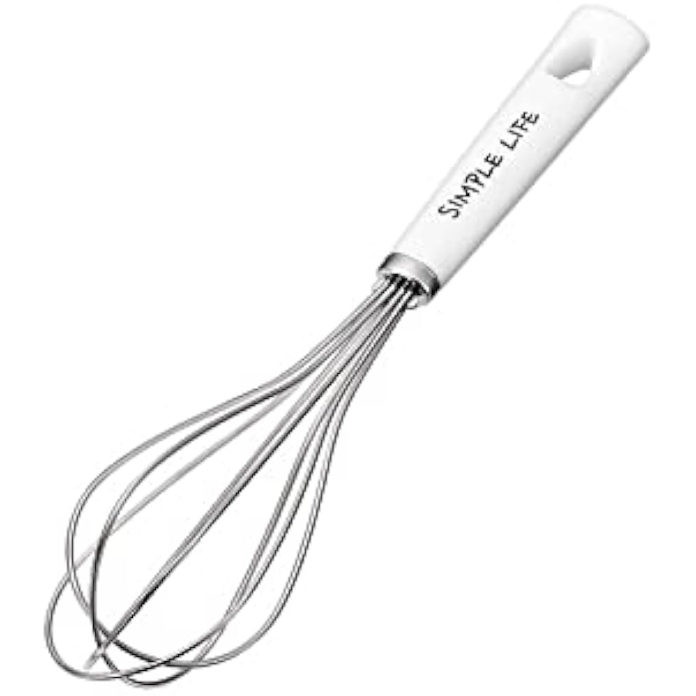 Simple Life Mini Whisk, White