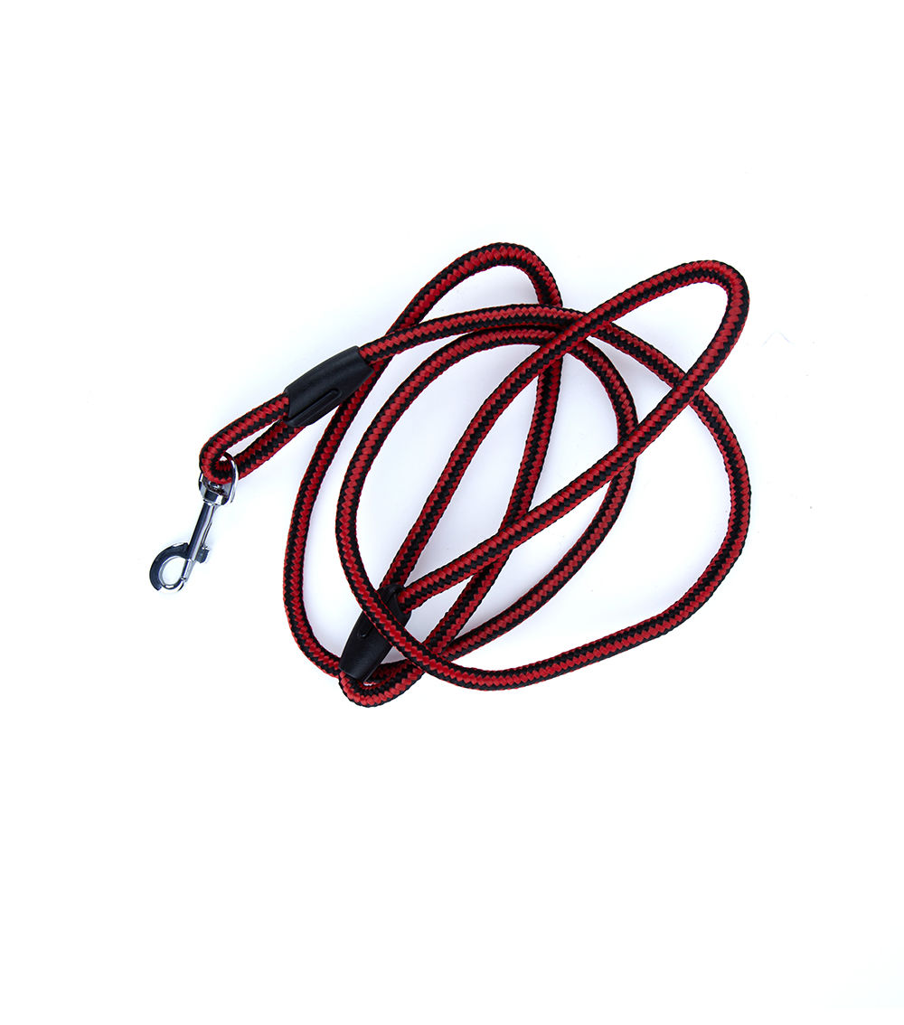 Braided Dog Rope Leash with Metal Clip, Assorted (1Pc)