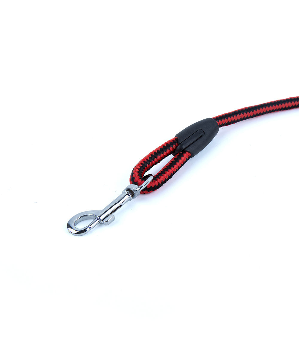Braided Dog Rope Leash with Metal Clip, Assorted (1Pc)