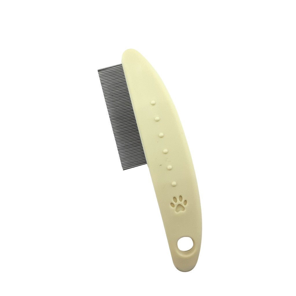 Pet Flea Comb with Handle - Pet Grooming, Assorted (1Pc)