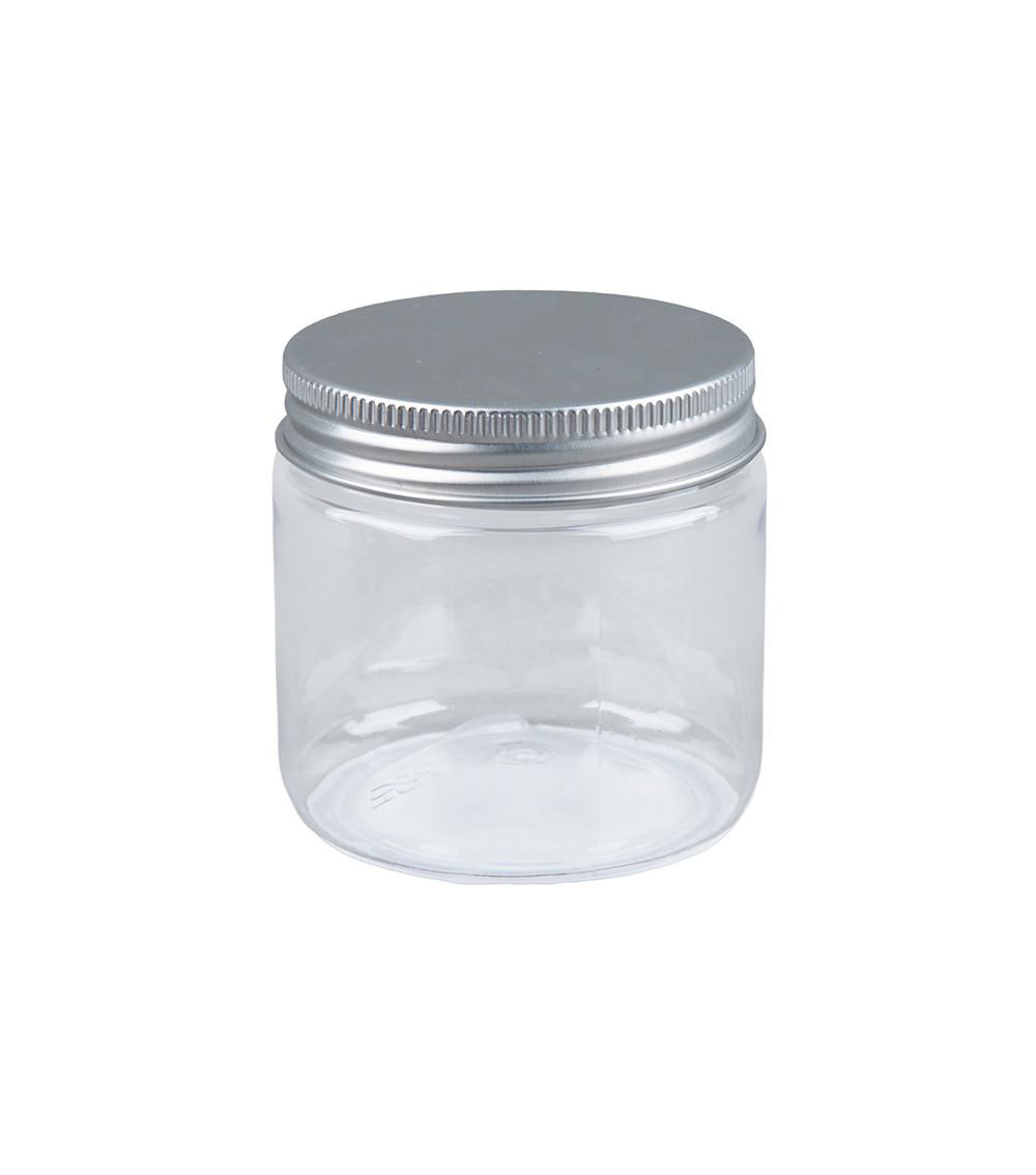 Aluminum Lid PET Container, Clear (180ml)