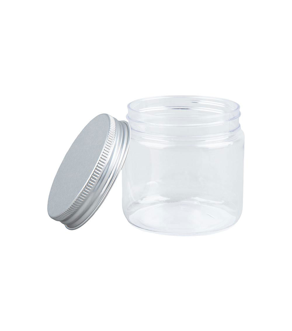 Aluminum Lid PET Container, Clear (180ml)