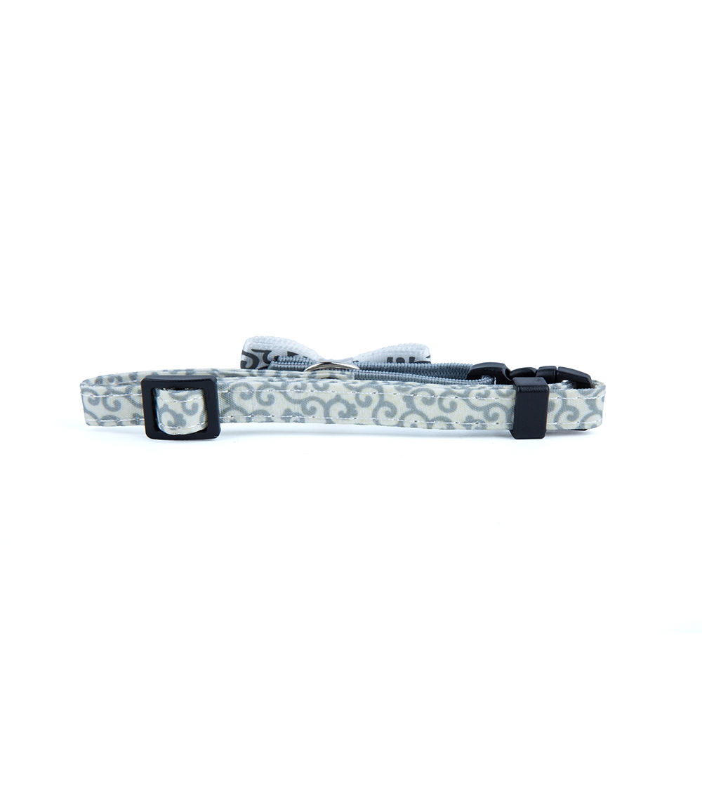 Adjustable Cat Collar with Bell, Assorted (1Pc)