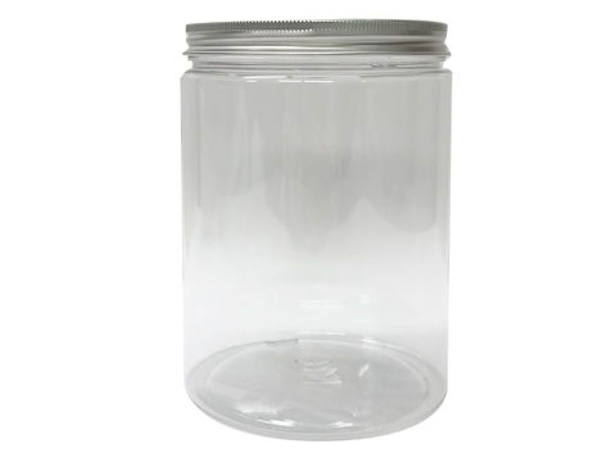 Aluminum Lid PET Storage Container – 1 Liter