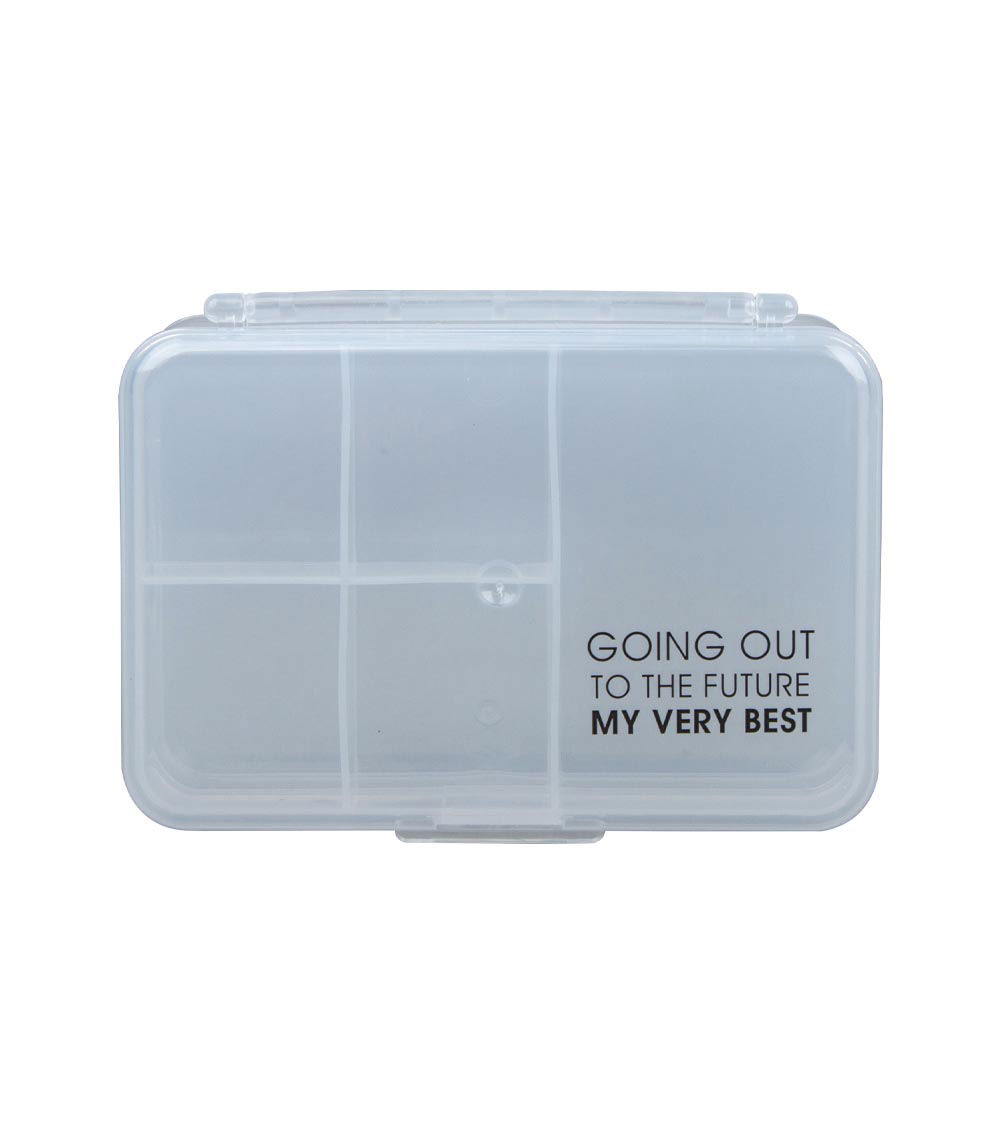 Double-Sided Pill Case, Clear (1 pc)