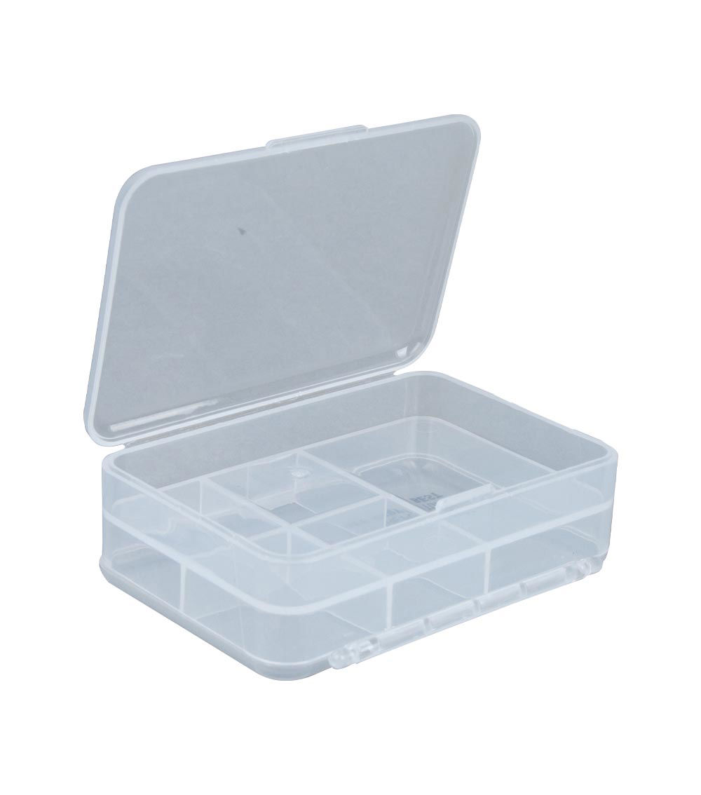 Double-Sided Pill Case, Clear (1 pc)