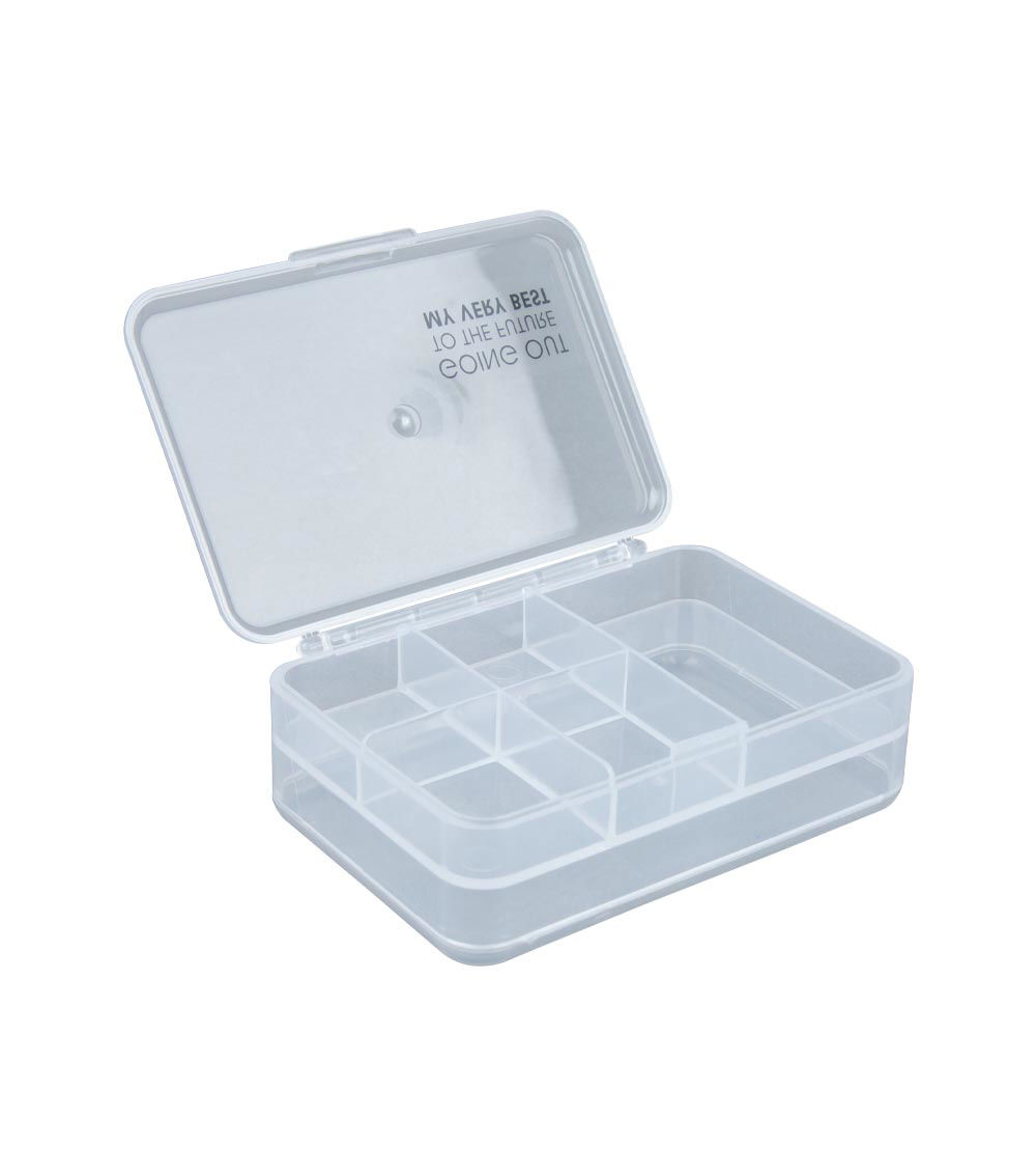 Double-Sided Pill Case, Clear (1 pc)