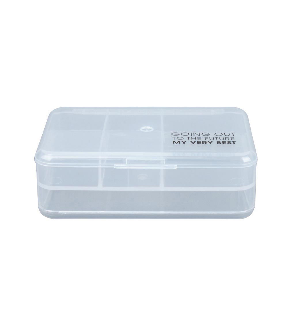 Double-Sided Pill Case, Clear (1 pc)