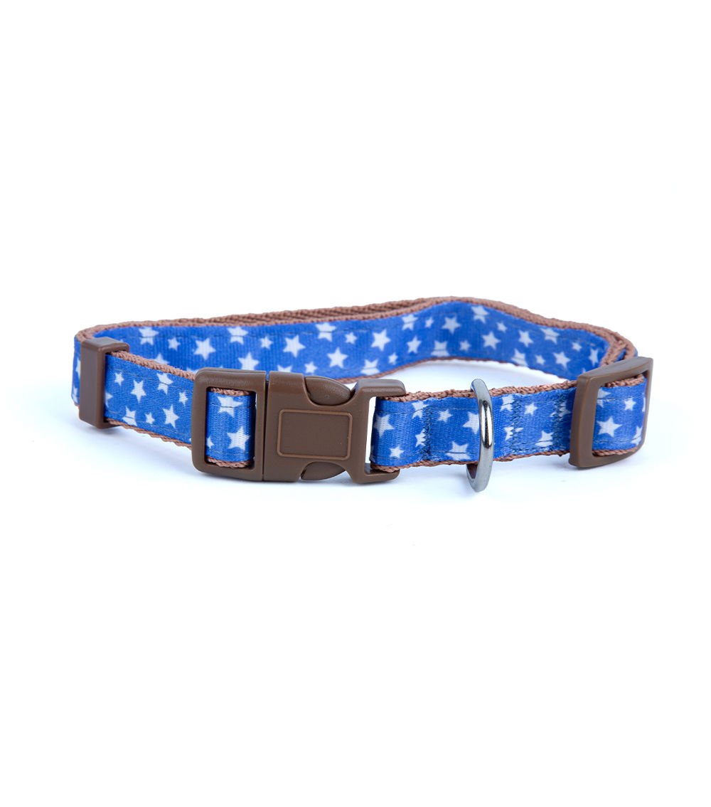 Dog Collar with Star Pattern (Medium Dogs), Assorted (1Pc)