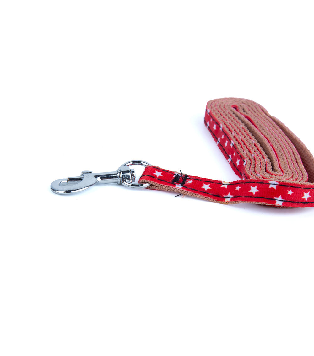 Star Pattern Dog Lead for Small Dogs, Assorted (1Pc)