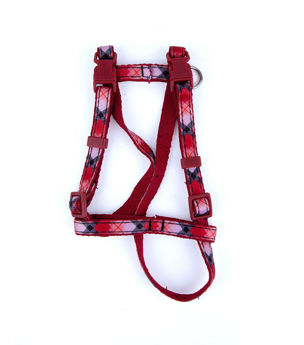 Plaid Pattern Dog Harness, Assorted (1Pc)