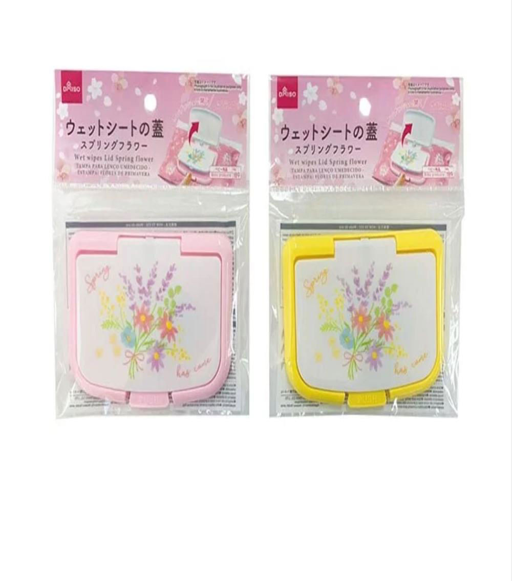 Spring Flower Wet Wipes Lid, Assorted (1 pc)