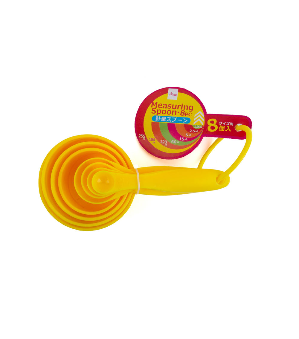 8-Piece Measuring Spoons, Assorted (1 Pc)