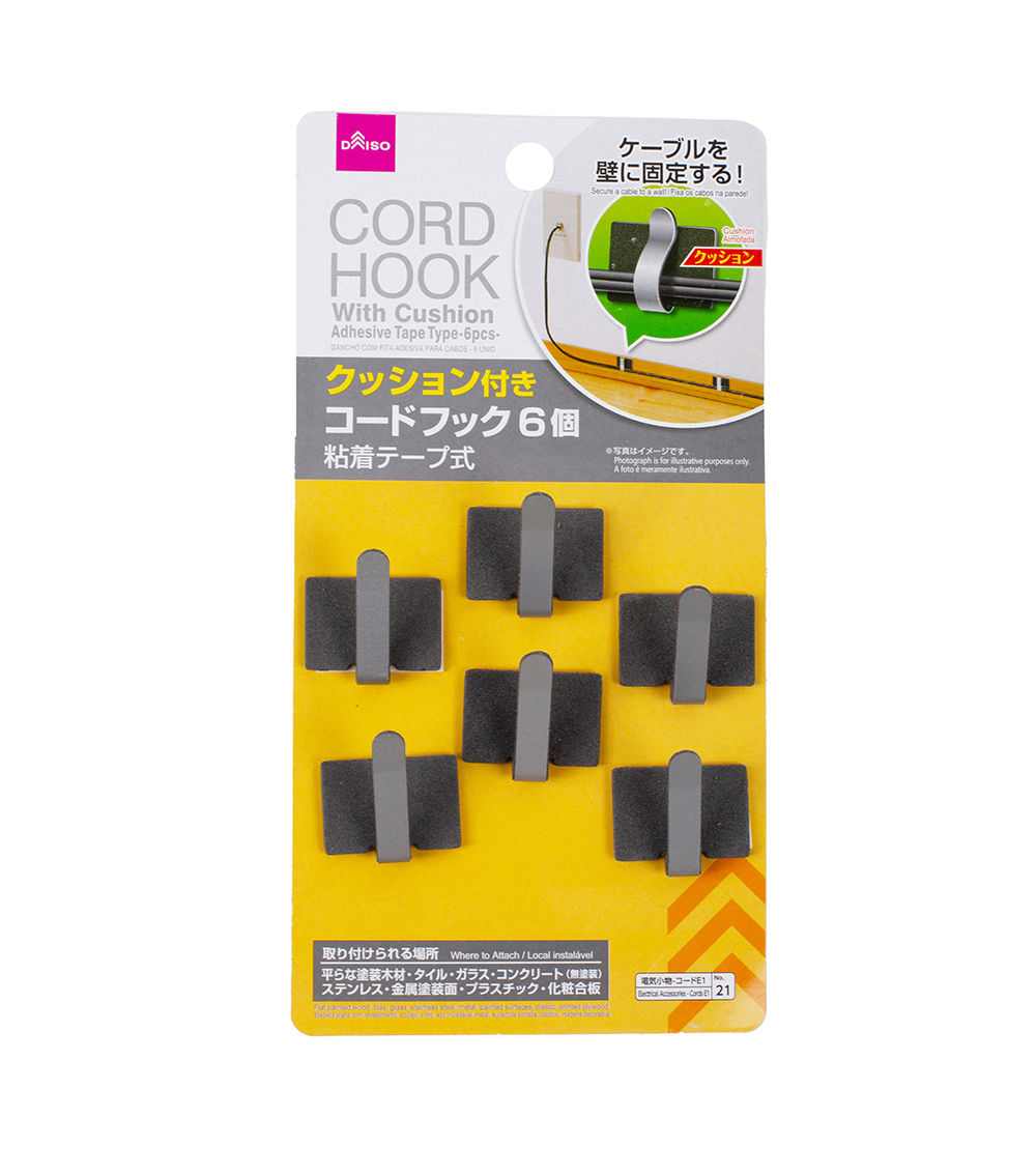 Soft Grip Cable Hook Large (6 Pieces)