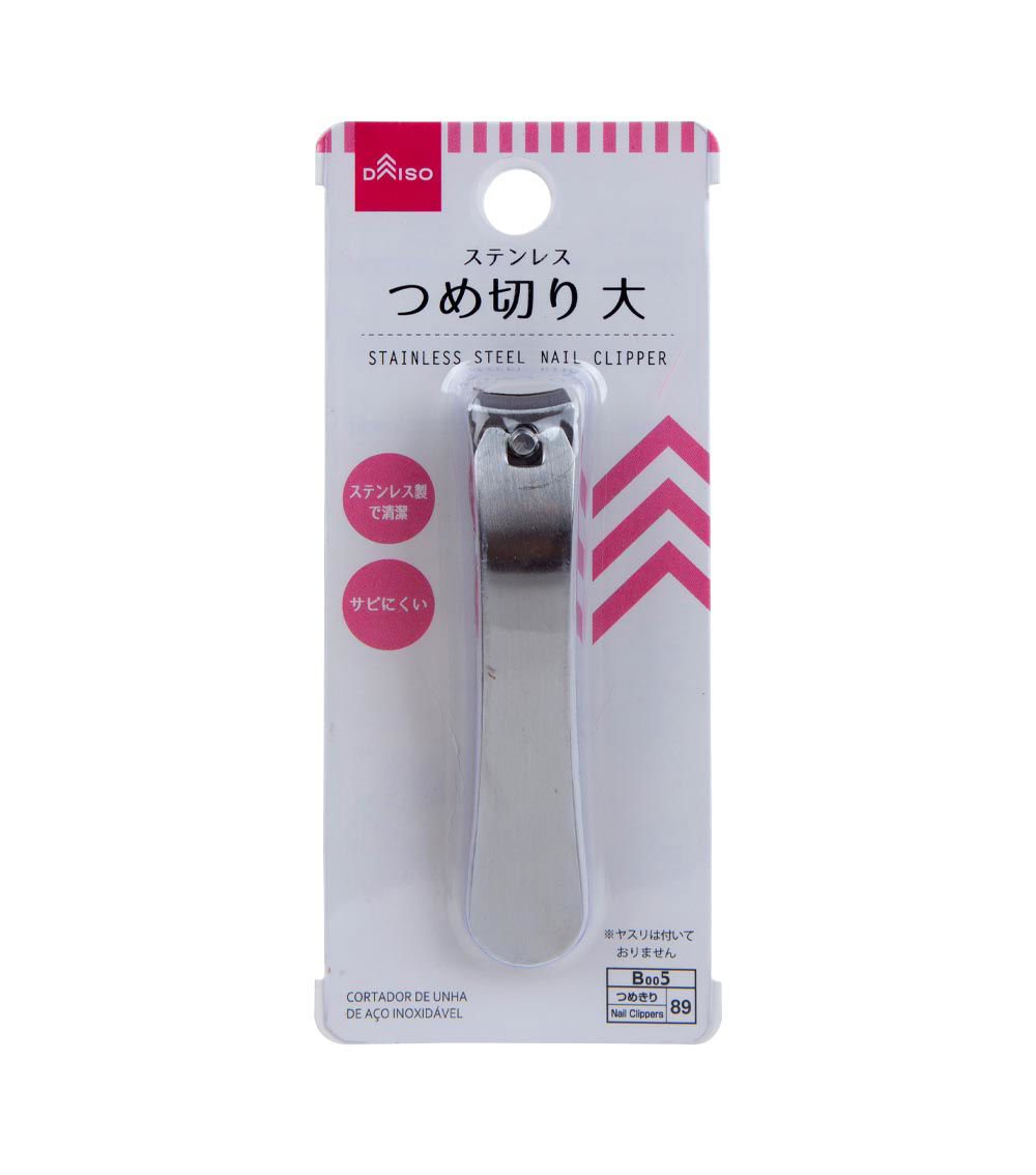 Large Stainless Steel Nail Clipper, Silver (1 pc)