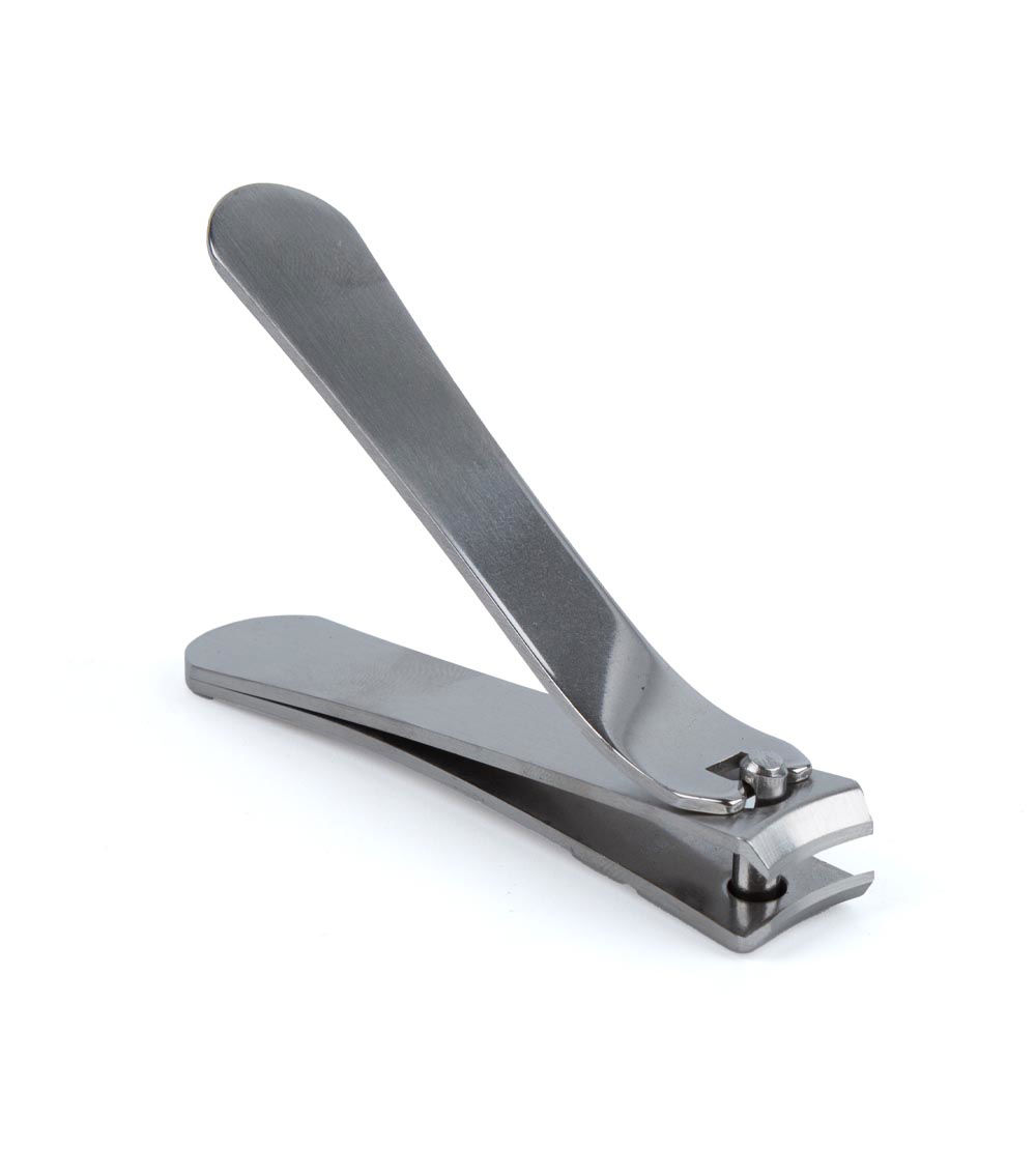 Large Stainless Steel Nail Clipper, Silver (1 pc)