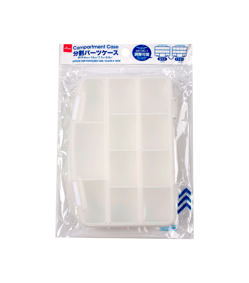 Compartment Case with Adjustable Dividers