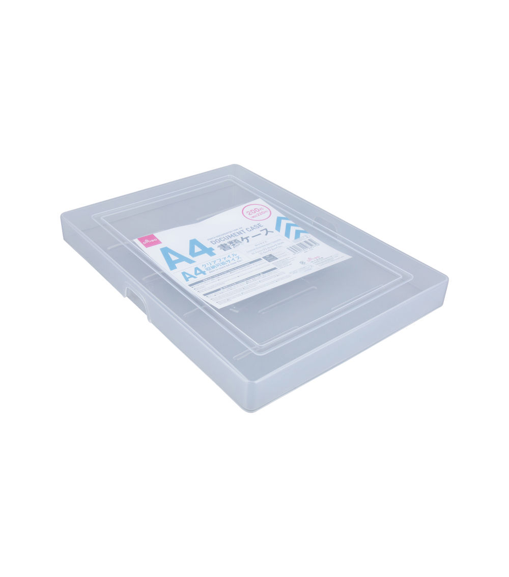 A4 Document Case – Portable File Organizer, Clear