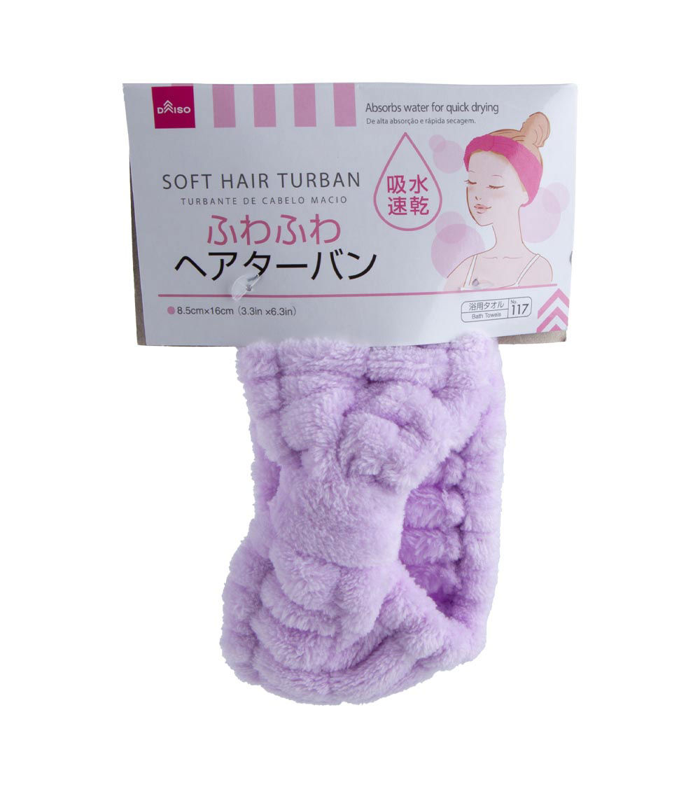 Fluffy Hair Turban, Assorted (1 pc)