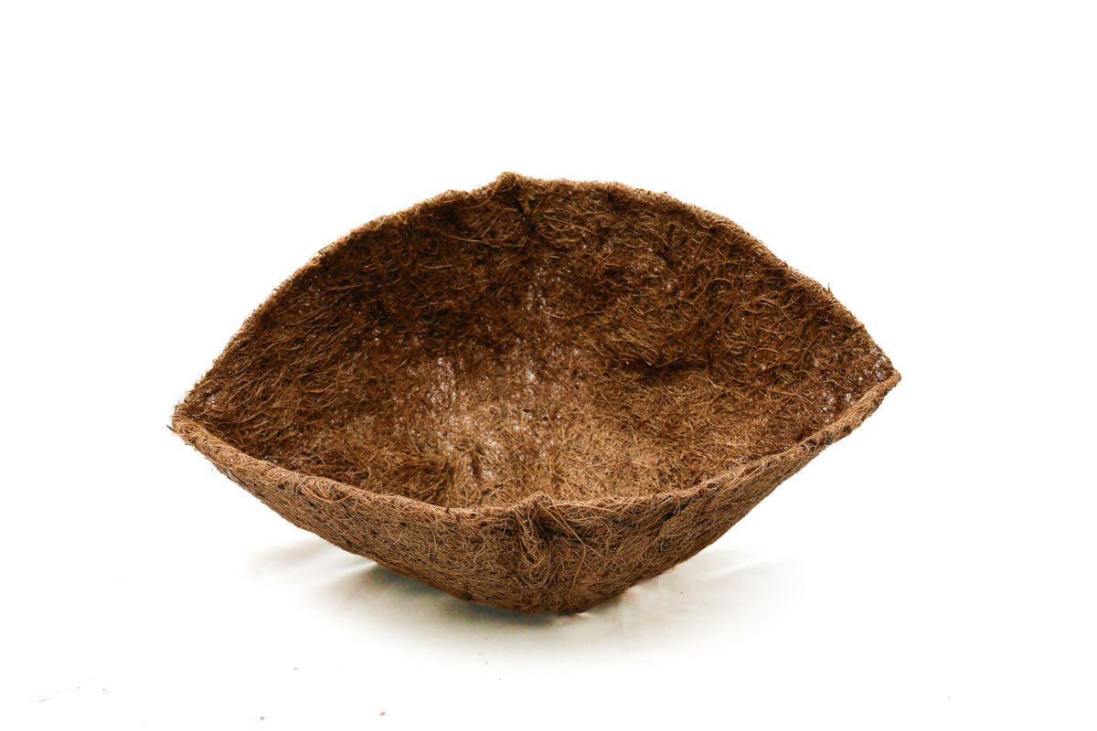 Palm Mat-For Hanging Baskets, Brown