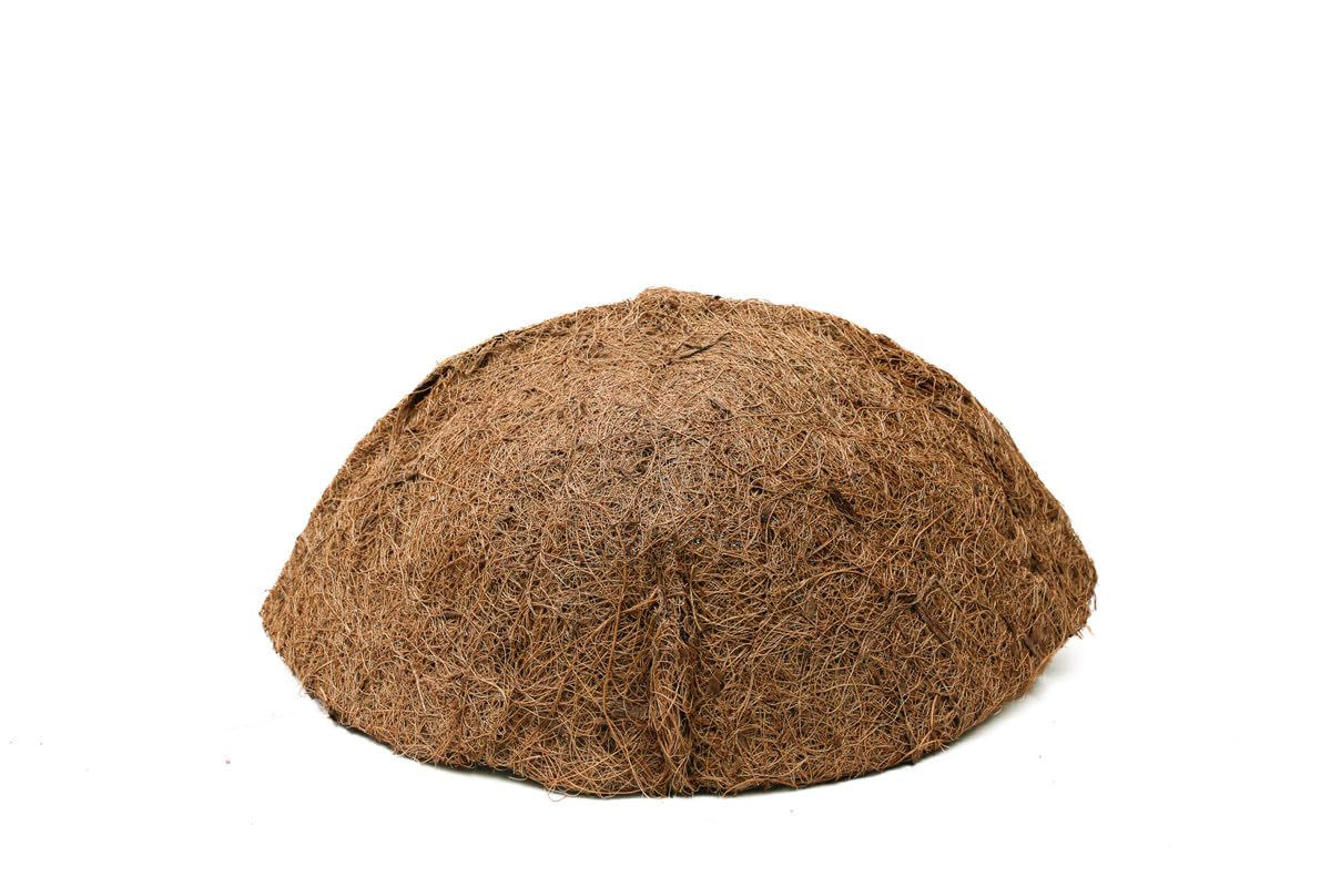 Palm Mat-For Hanging Baskets, Brown