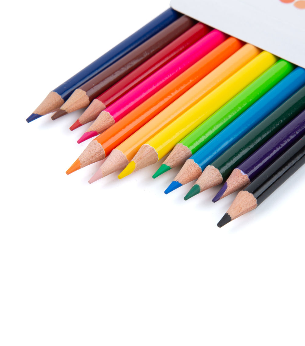 12-Color Watercolor Pencil Set – Multicolor