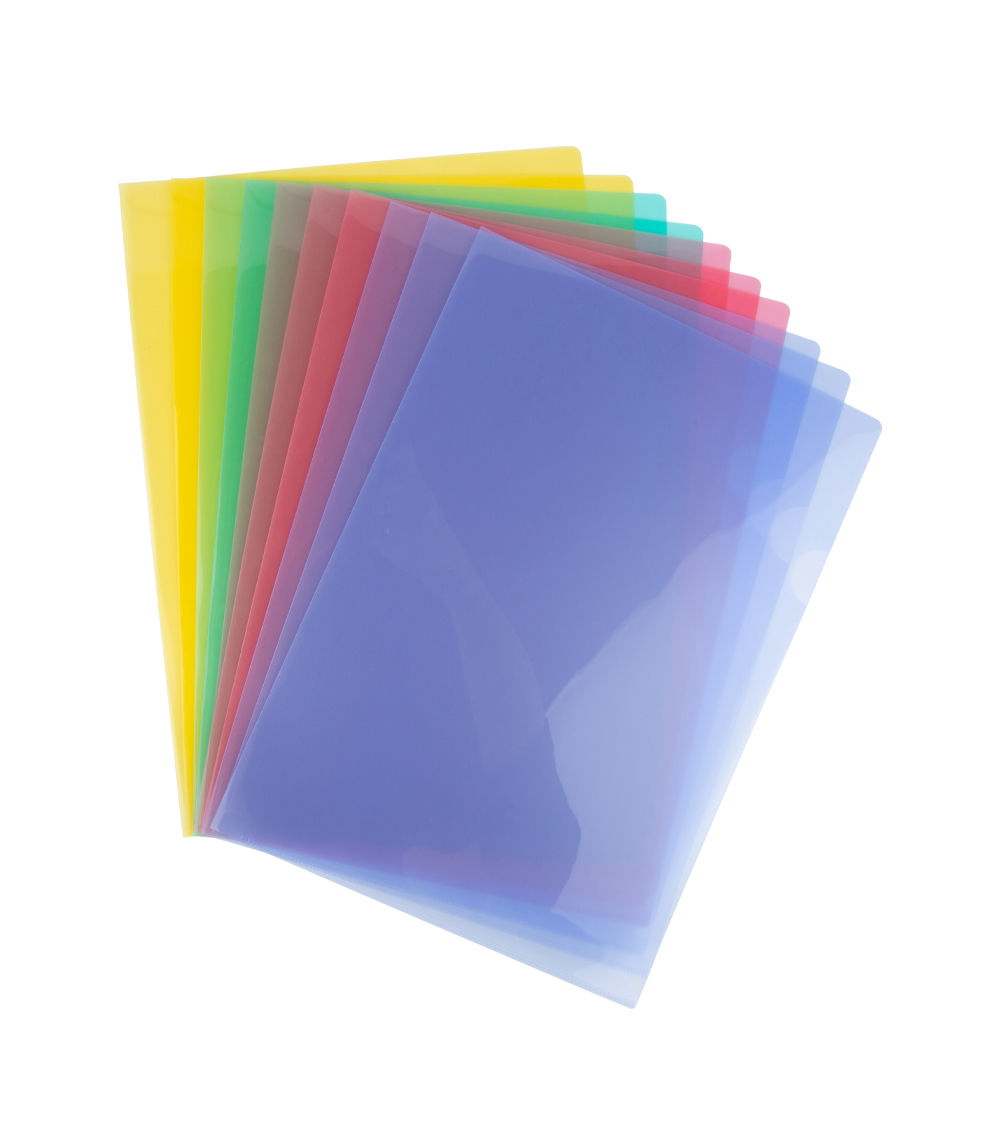A4 Clear Holder, Multicolor (10 pcs)