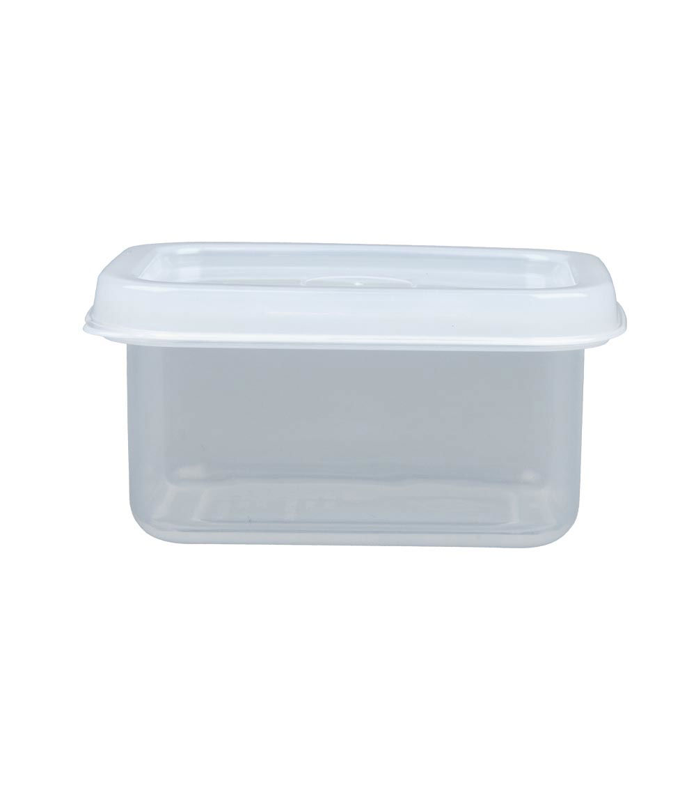 Rectangular Mini Containers, Clear (4 pcs) - 70ml