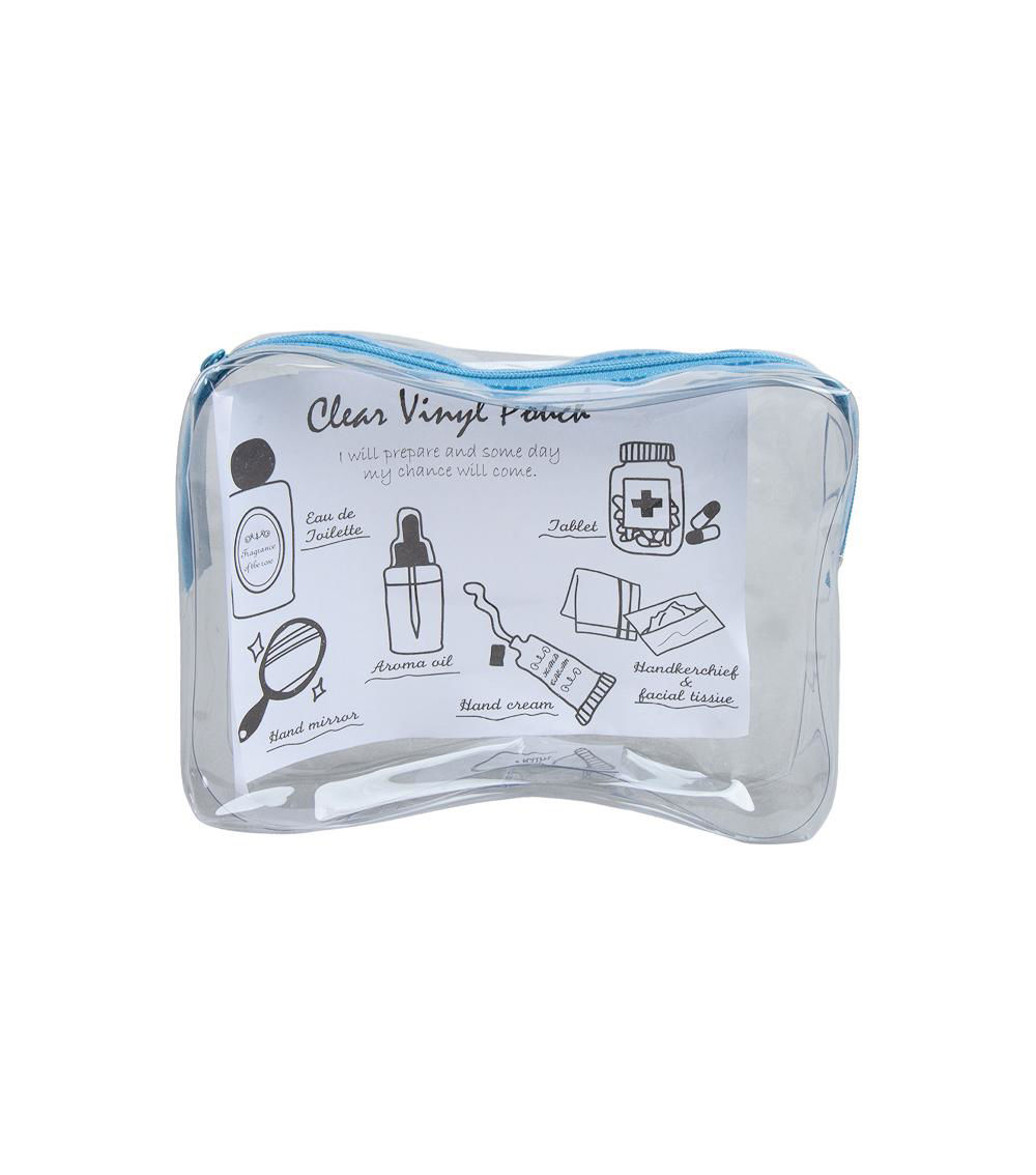 Clear Vinyl Pouch, Assorted (1 pc)