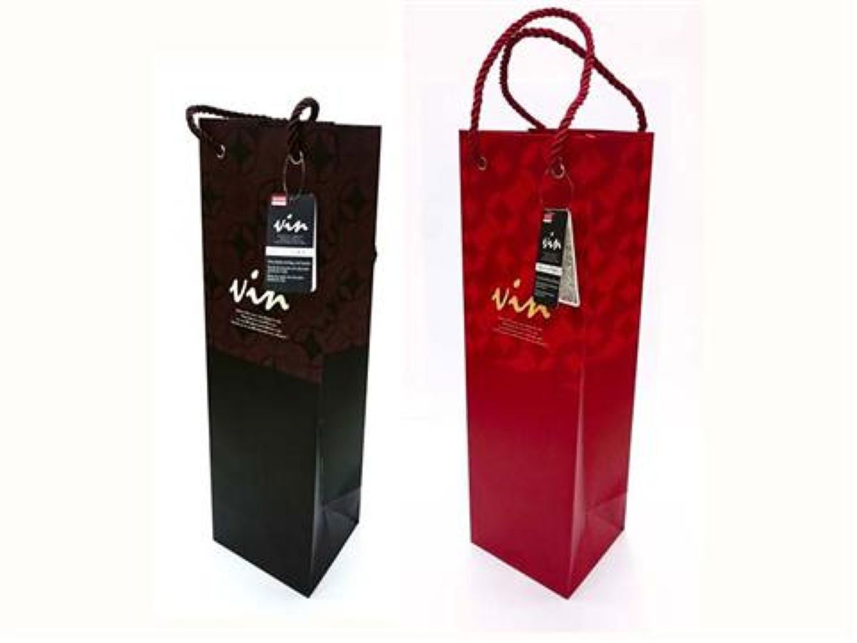 Luxury Wine Gift Bags, Assorted (1 Pc)