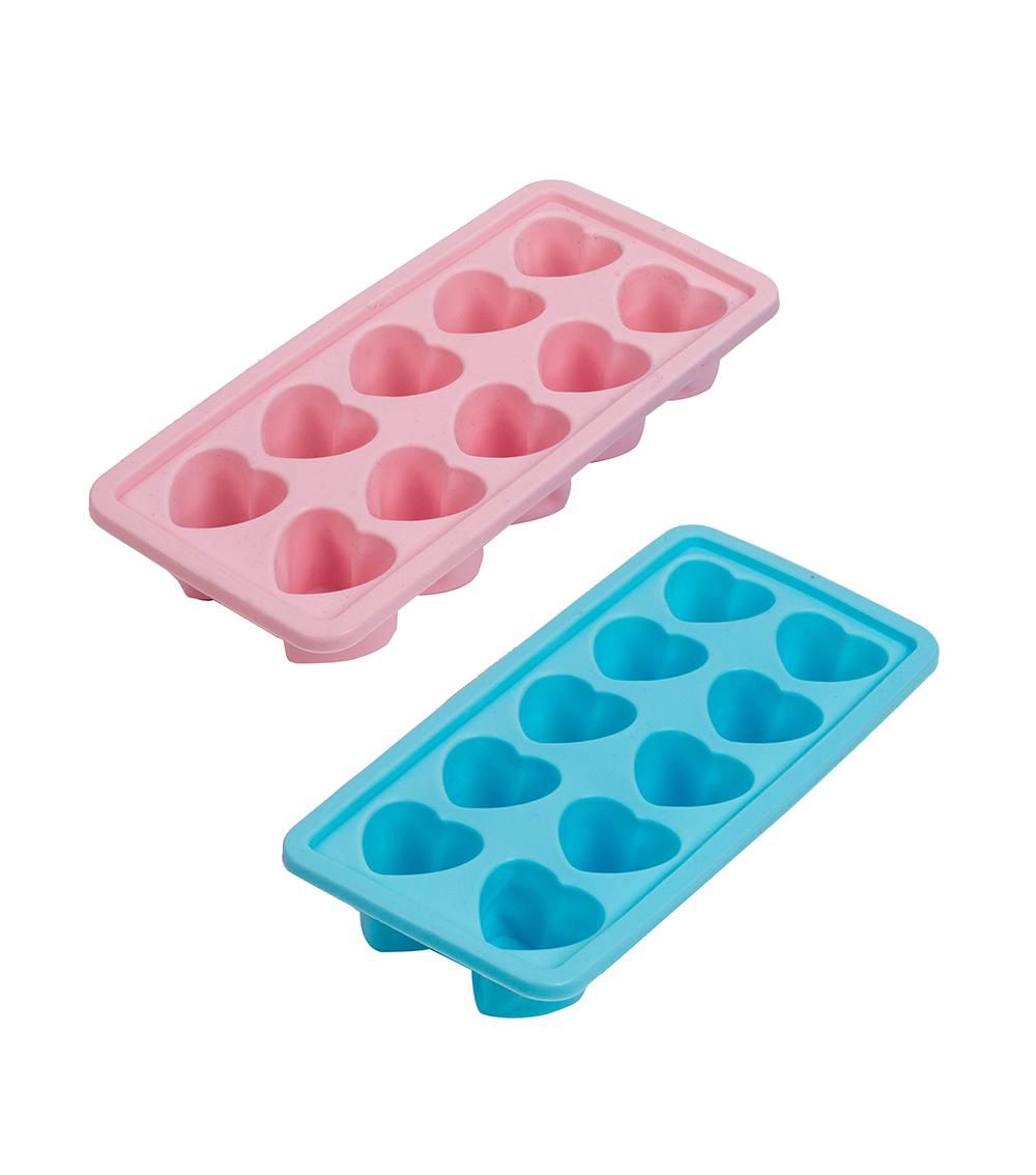 Silicone 10 Heart Ice Tray