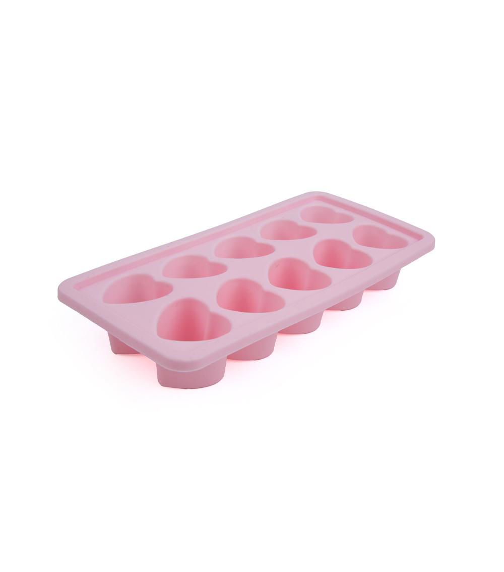 Silicone 10 Heart Ice Tray