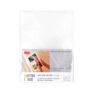 10-Pieces A4 Clear Holder, Clear