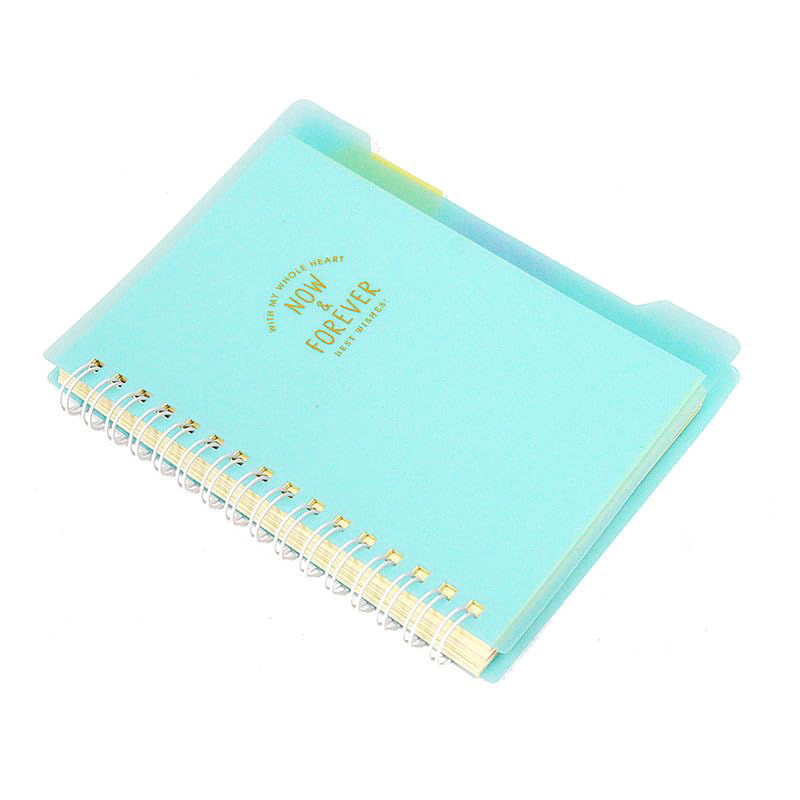 A6 Spiral Notebook with Index Tabs – 80 Pages