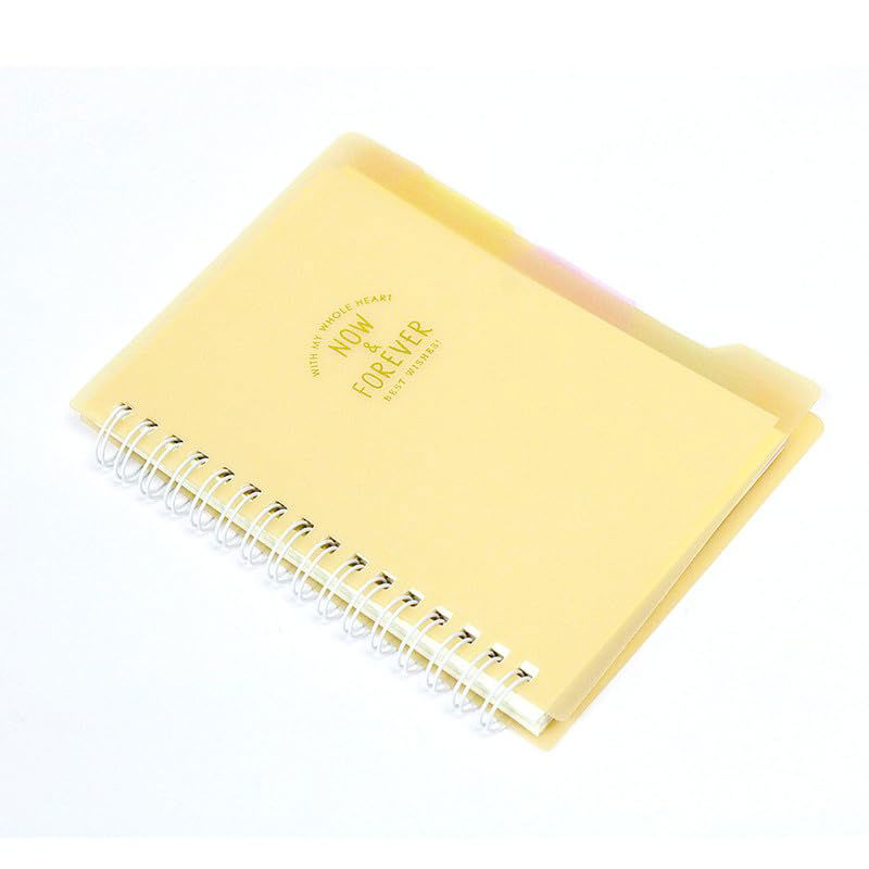 A6 Spiral Notebook with Index Tabs – 80 Pages