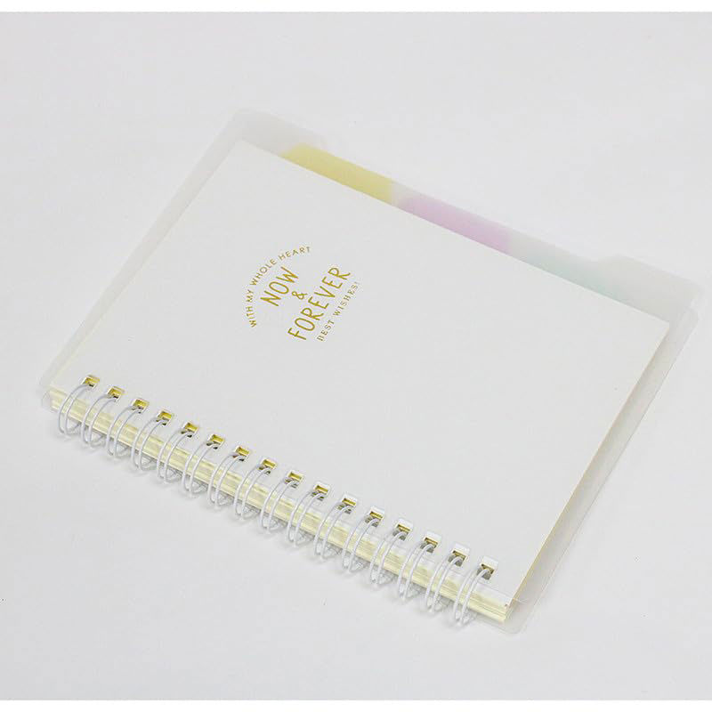 A6 Spiral Notebook with Index Tabs – 80 Pages