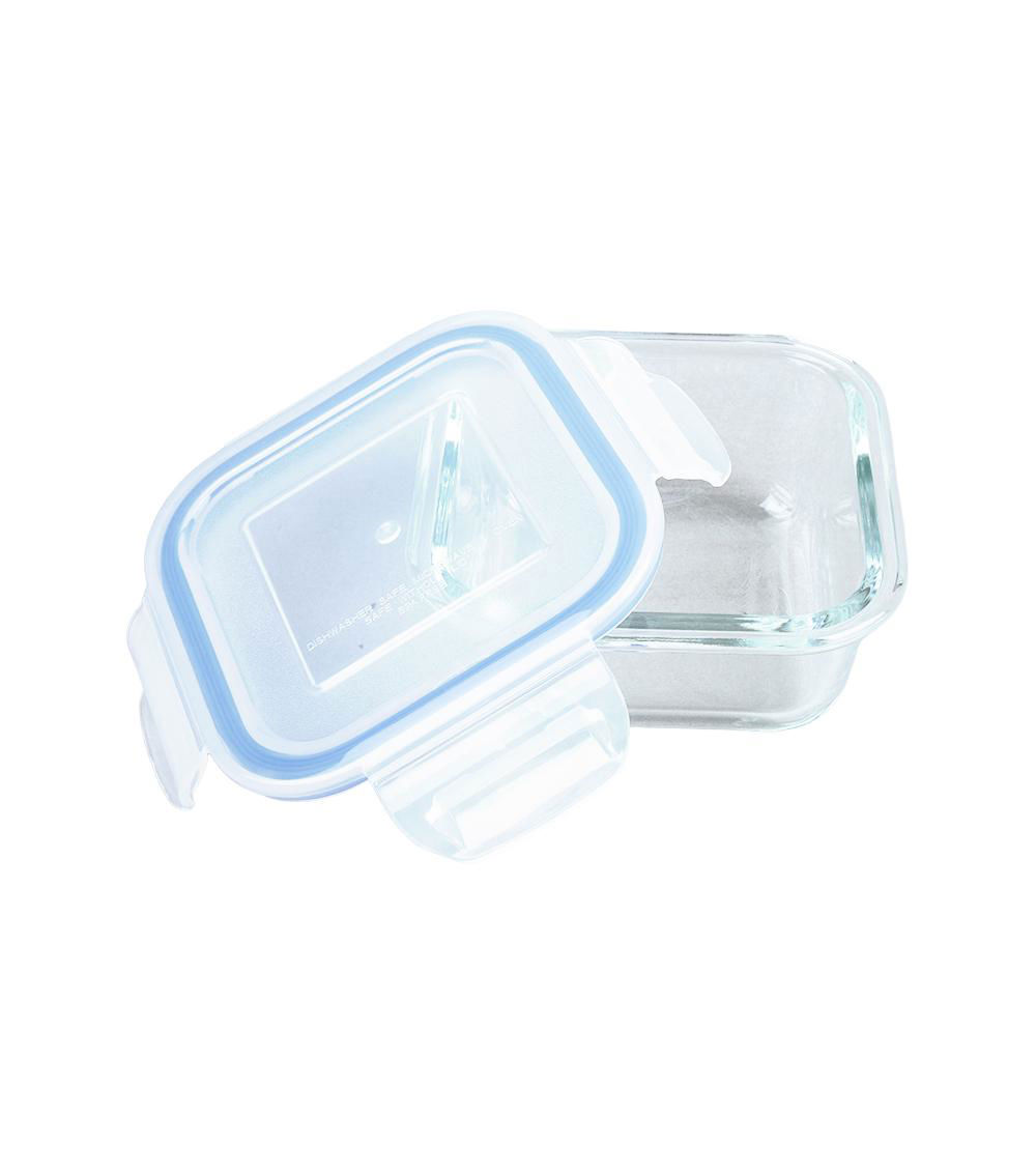 Microwave Safe Heat-Resistant Glass Sealed Container -310mL
