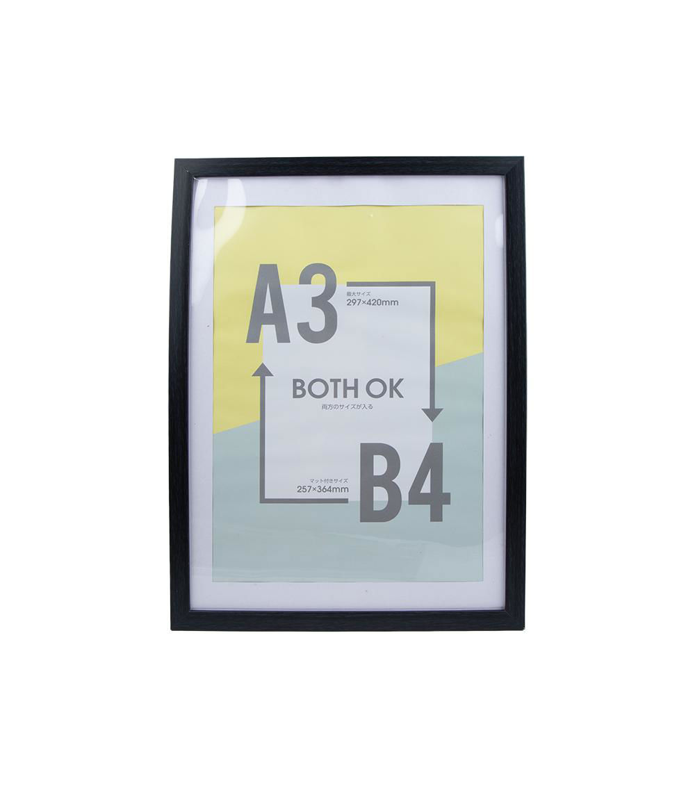 CLASSIC FRAME WHITE.BLACK A3