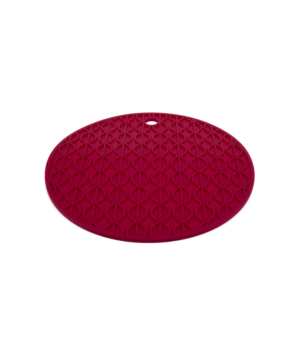 Round Silicone Pot Stand and Oven Mitt
