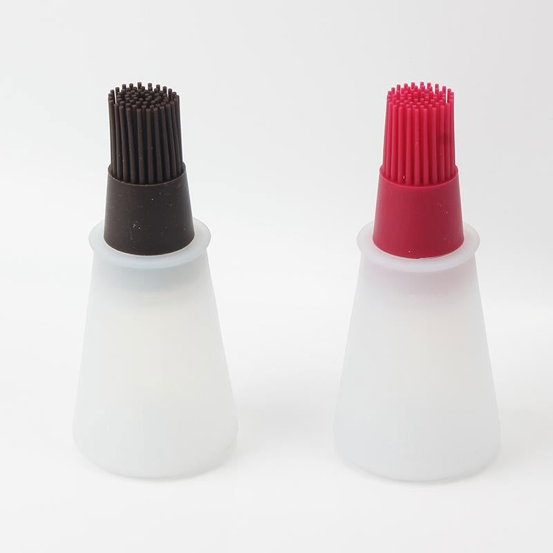 Oil Dispenser with Silicone Brush - Assorted (1 Pc)