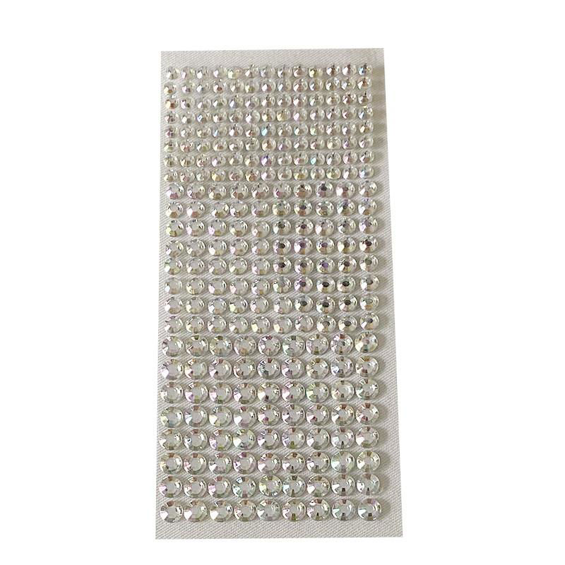 Aurora Borealis Rhinestone Seal System, Ivory