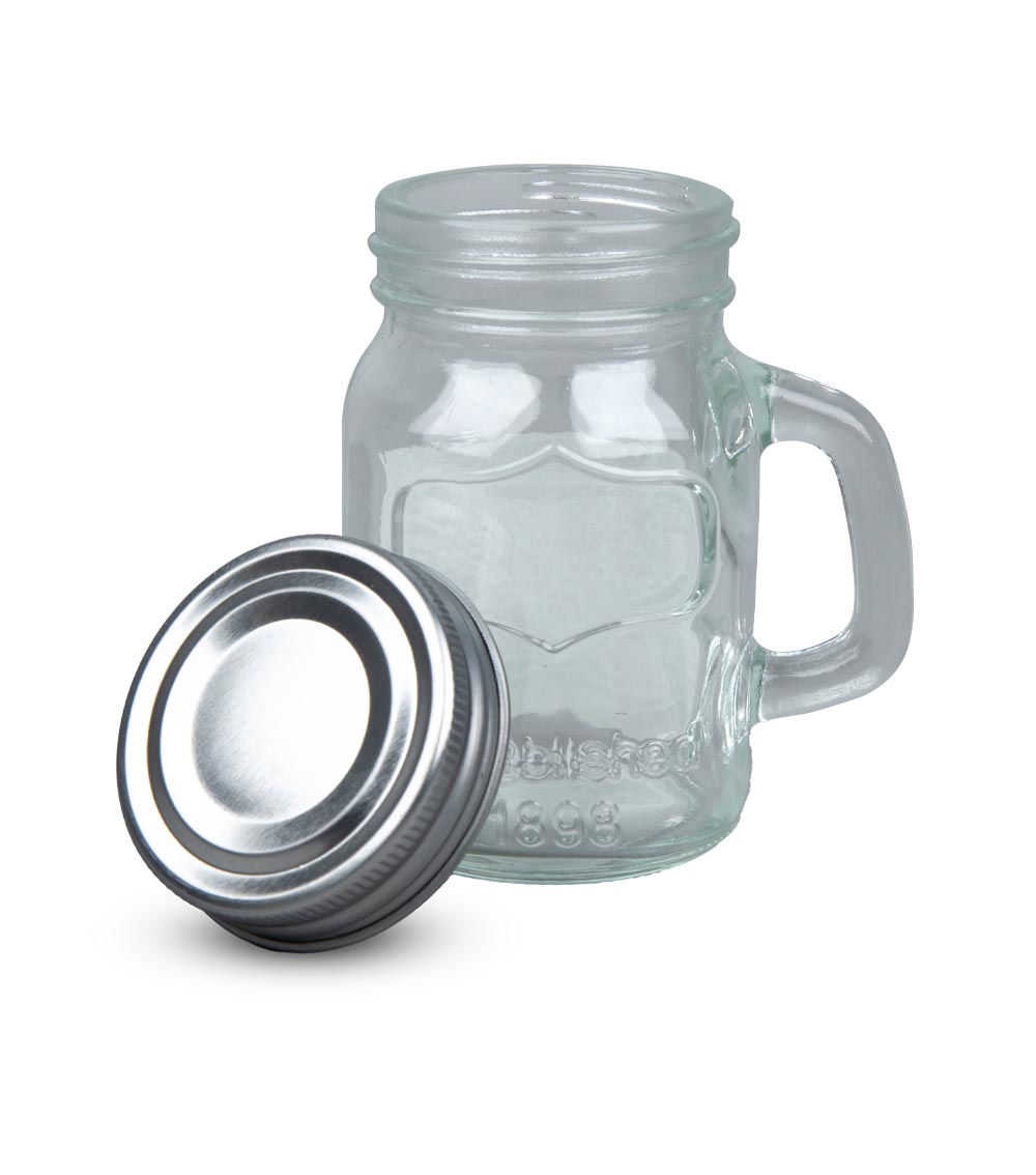 Interior Glass Bottle with Handle, Assorted (1 pc) - 140ml