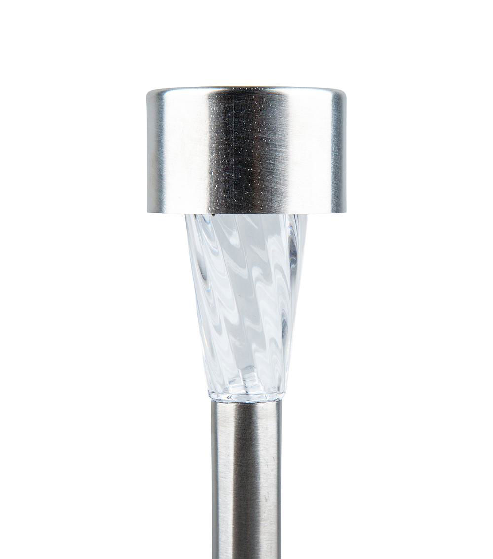 Solar Powered Garden Light, Silver