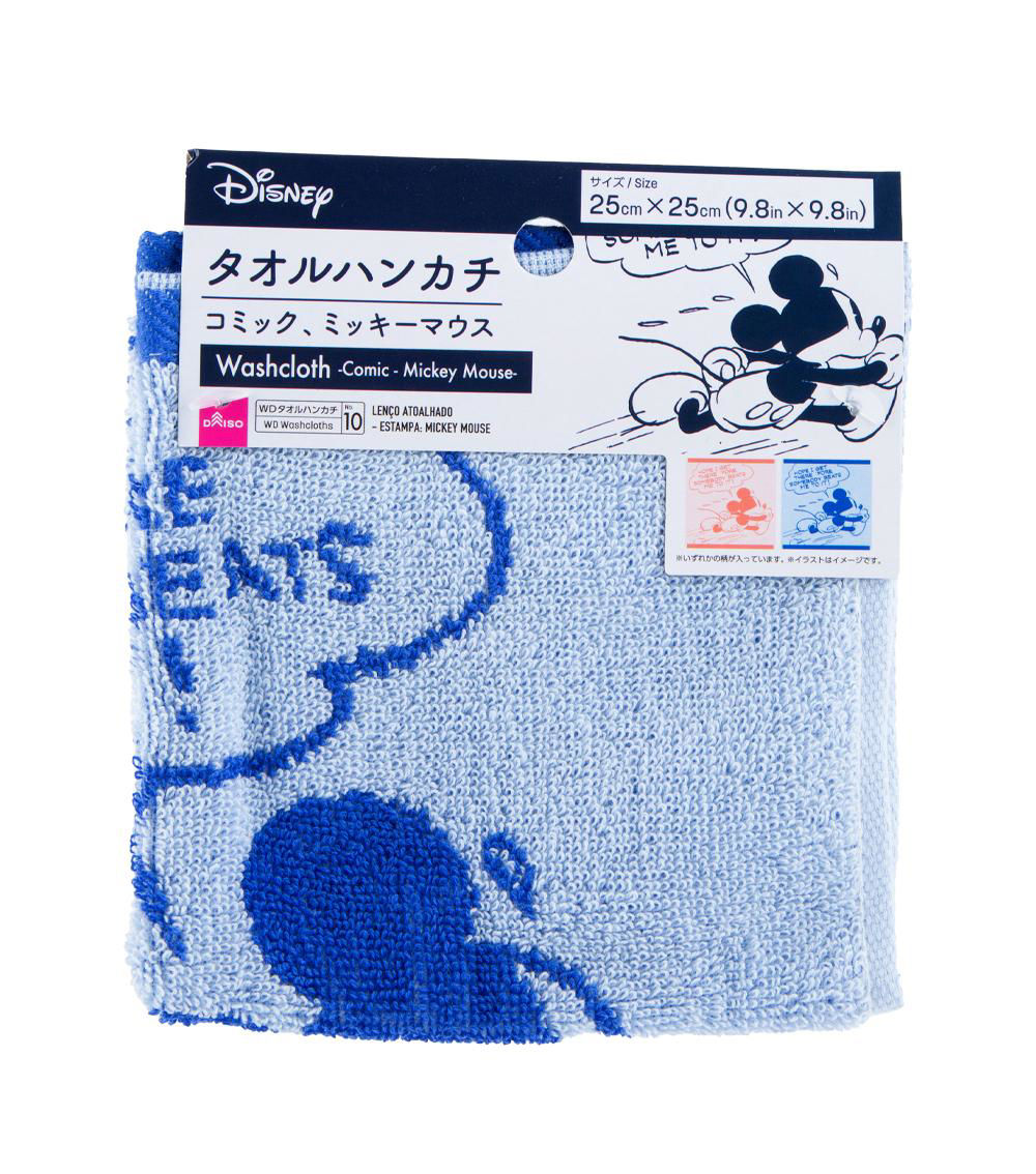 Mickey Mouse Comic Washcloth, Assorted (1 pc)