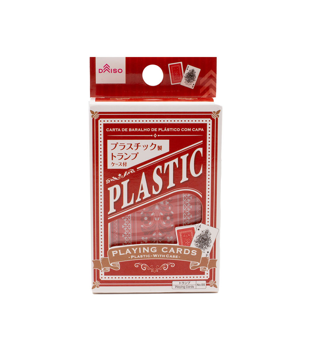 Plastic playing cards (with case)