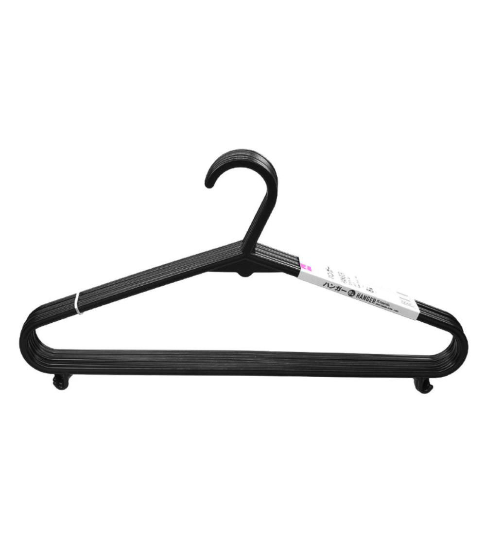 Black Clothes Hangers – 8-Piece Set – 32.5cm